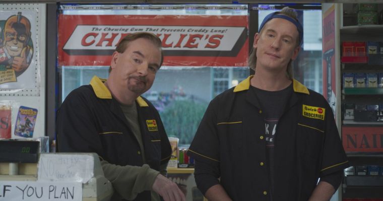 Brian O'Halloran and Jeff Anderson in CLERKS III (Lionsgate UK)
